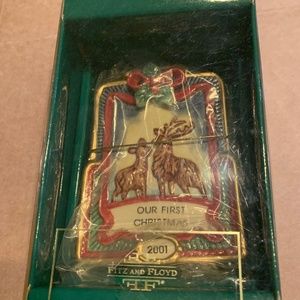 Fitz and Floyd Collectors Series Christmas Ornament, dated 2001 NIB